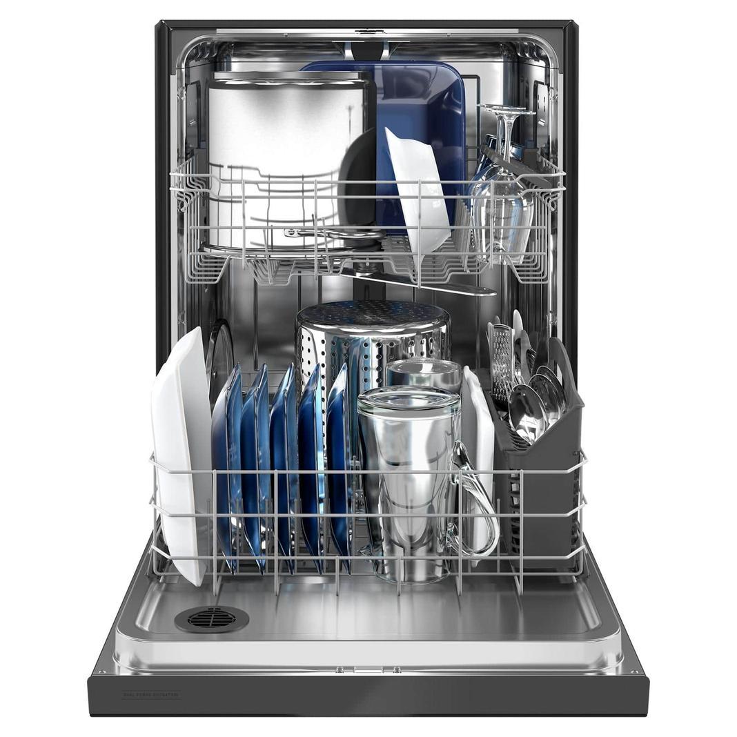 Maytag - 50 dBA Built In Dishwasher in Black - MDB4949SKB