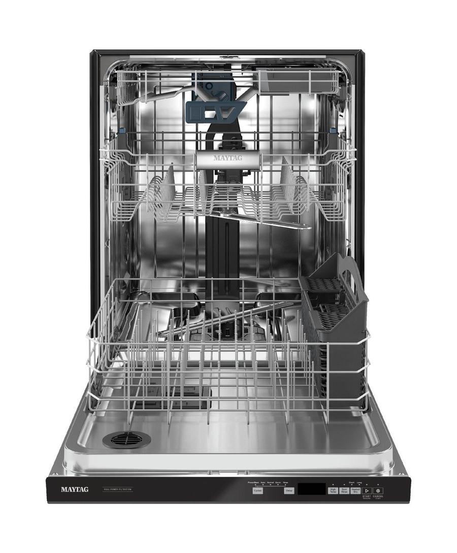 Maytag - 47 dBA Built In Dishwasher in Black - MDB8959SKB