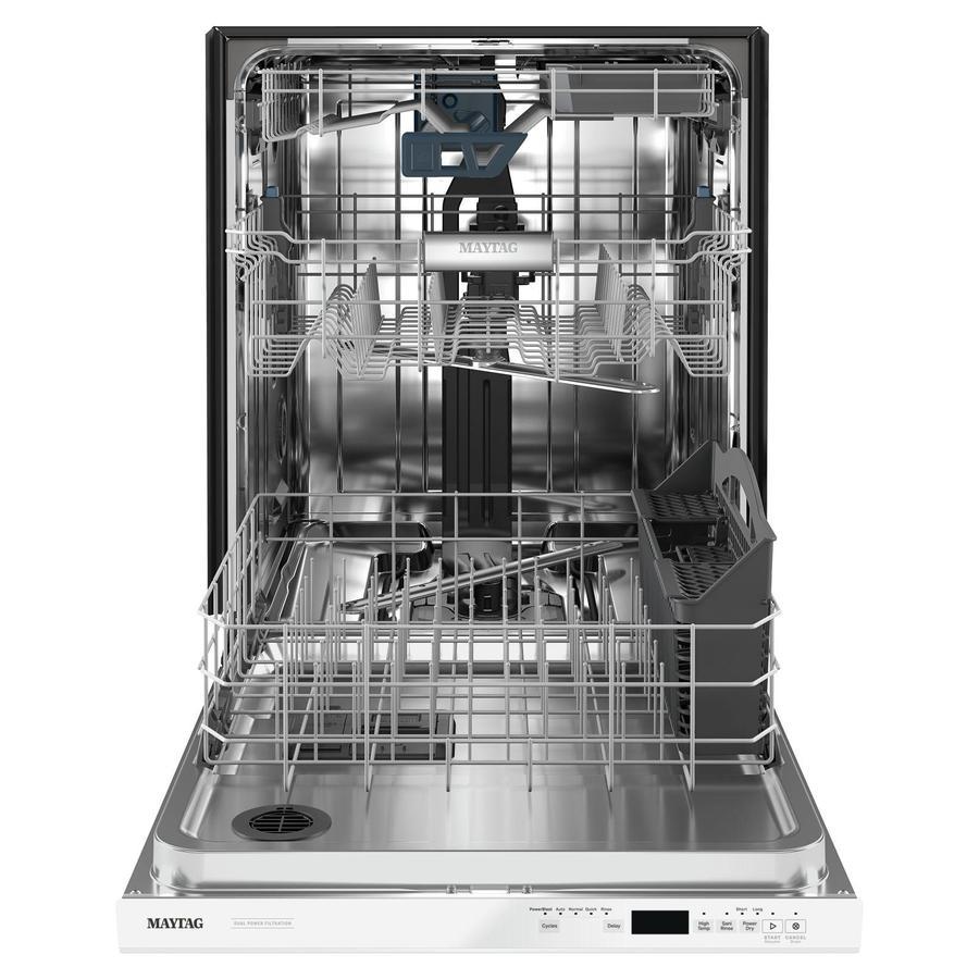 Maytag - 47 dBA Built In Dishwasher in White - MDB8959SKW