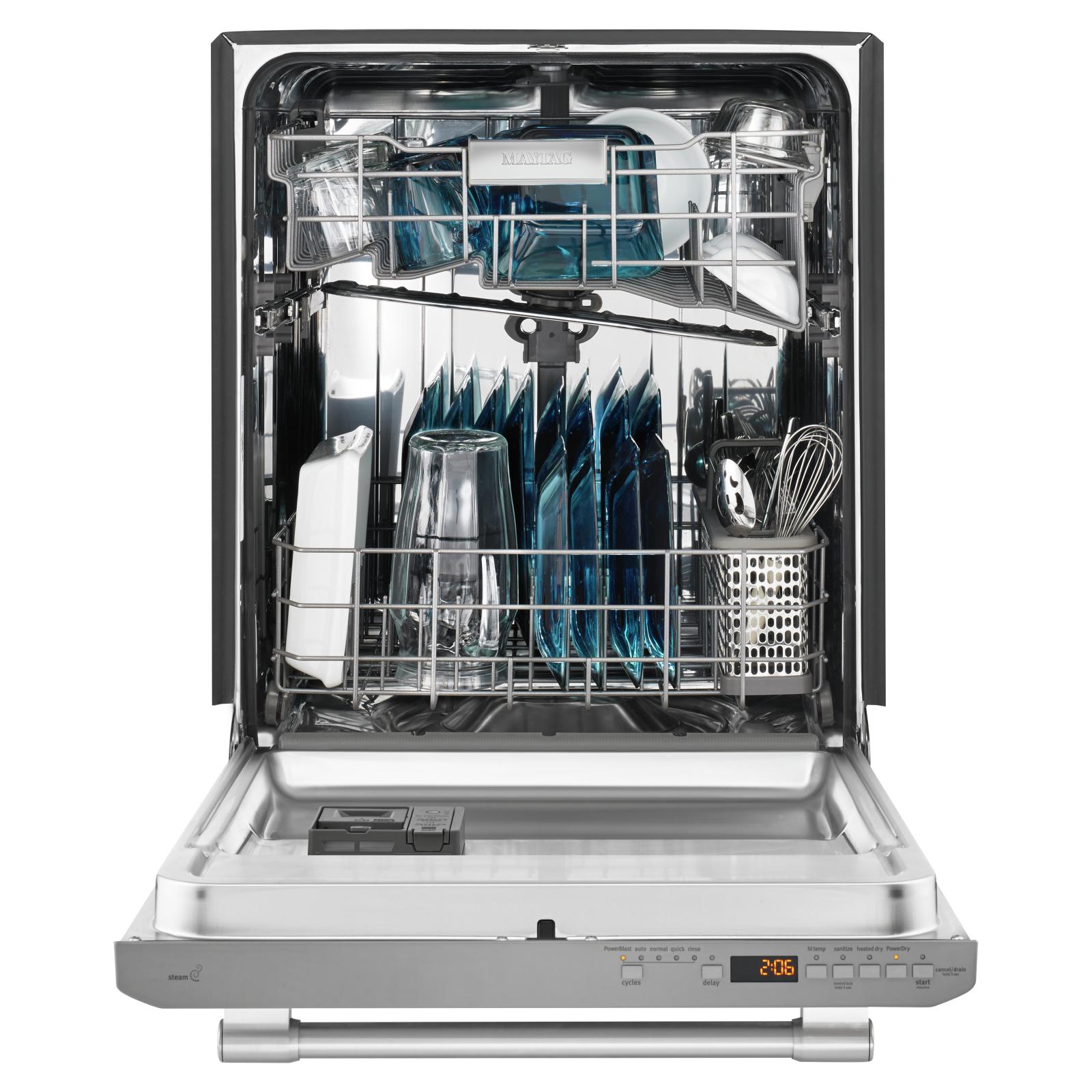Maytag - 48 dBA Built In Dishwasher in Stainless - MDB8979SFZ
