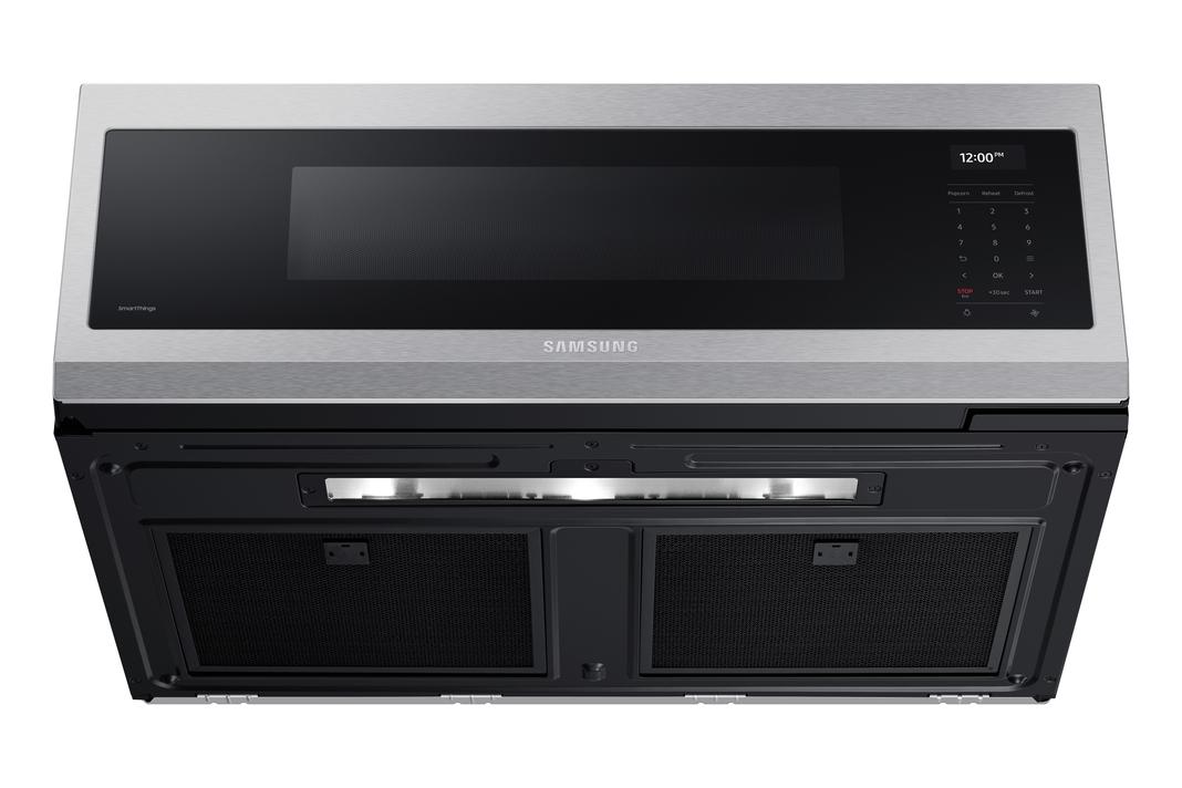 Samsung - 1.1 cu. Ft Over the range Microwave in Stainless - ME11A7710DS