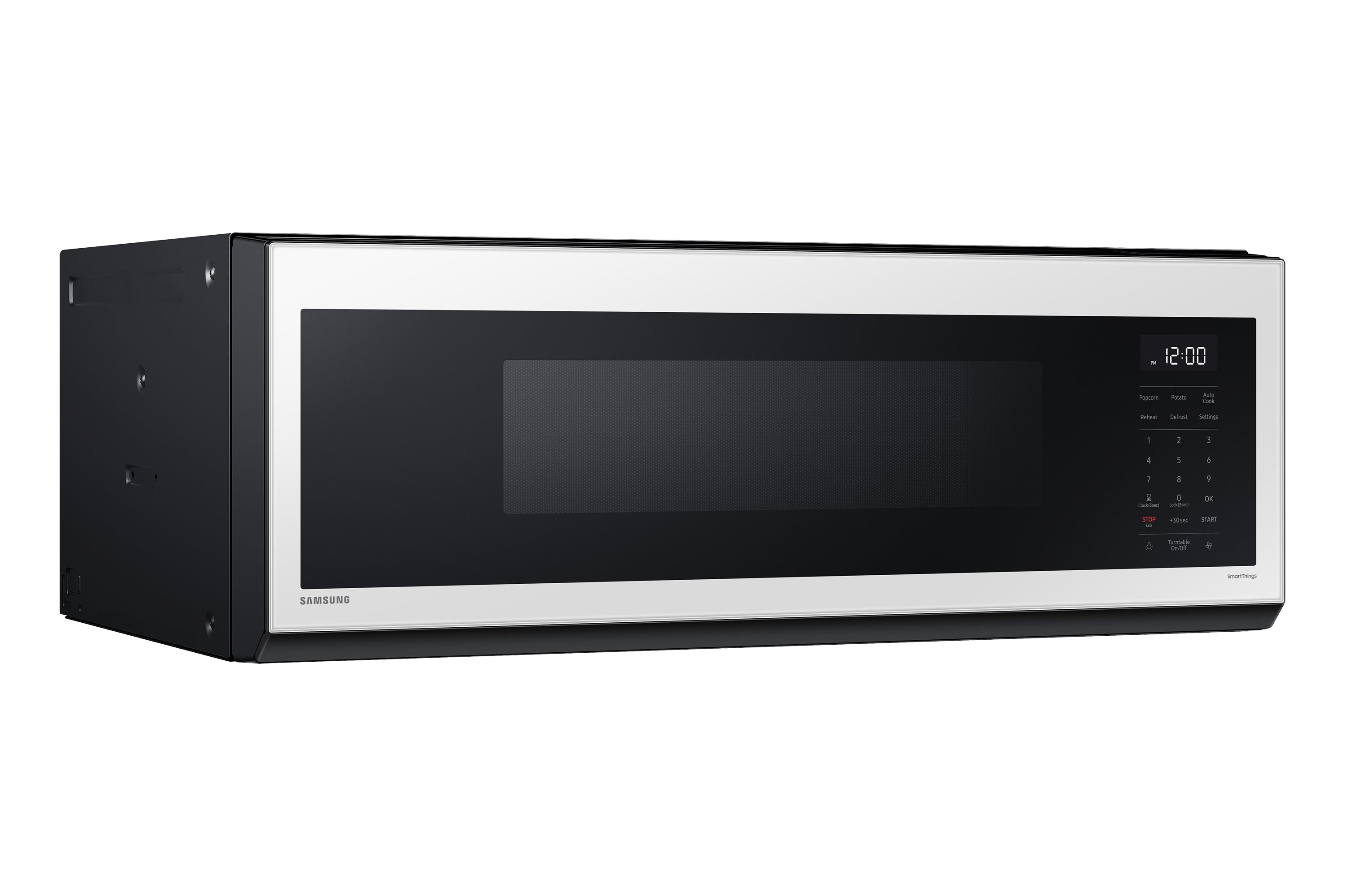 Samsung - 1.1 cu. Ft Over The Range Microwave in White - ME11CB751012AC