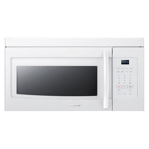 Samsung - 1.6 cu. Ft Over the range Microwave in White - ME16K3000AW