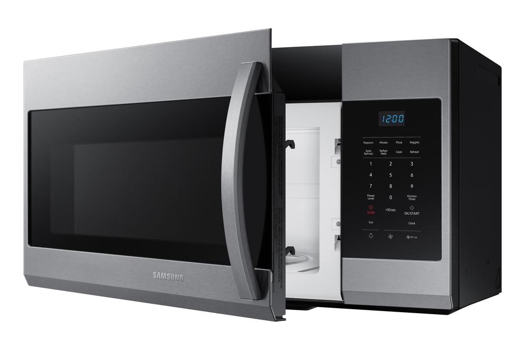 Samsung - 1.7 cu. Ft Over the range Microwave in Stainless - ME17R7011ES