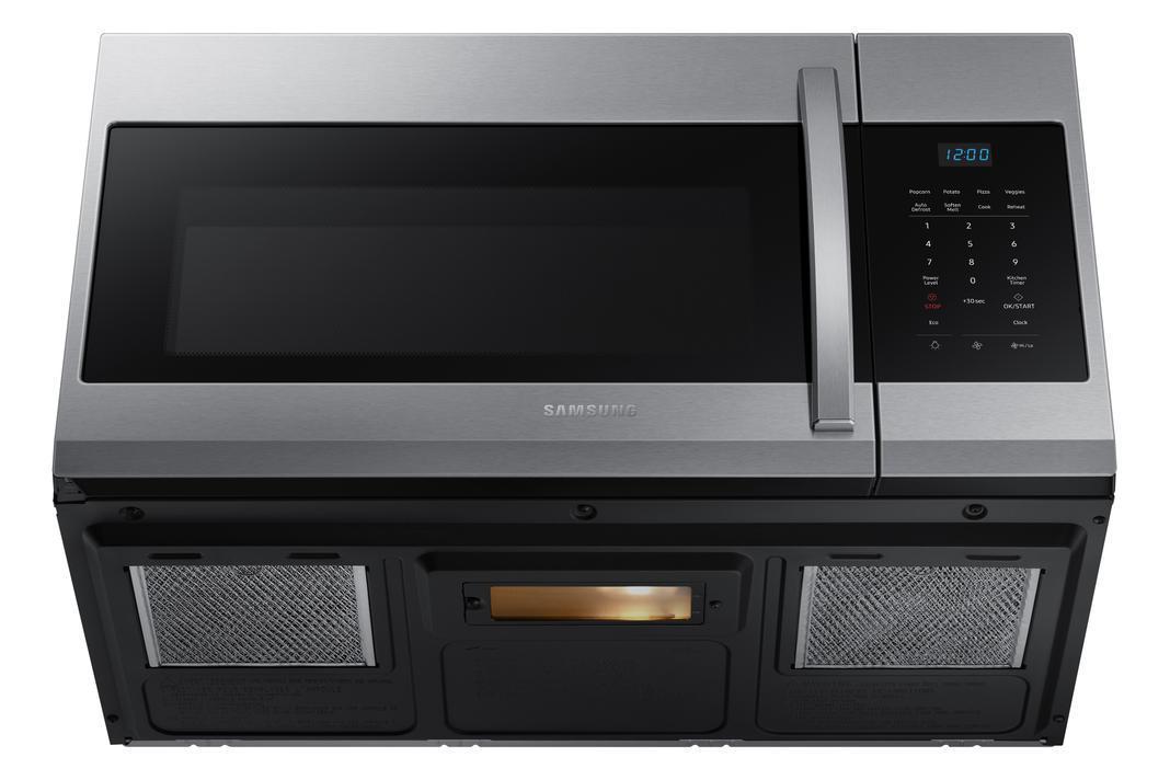 Samsung - 1.7 cu. Ft Over the range Microwave in Stainless - ME17R7011ES