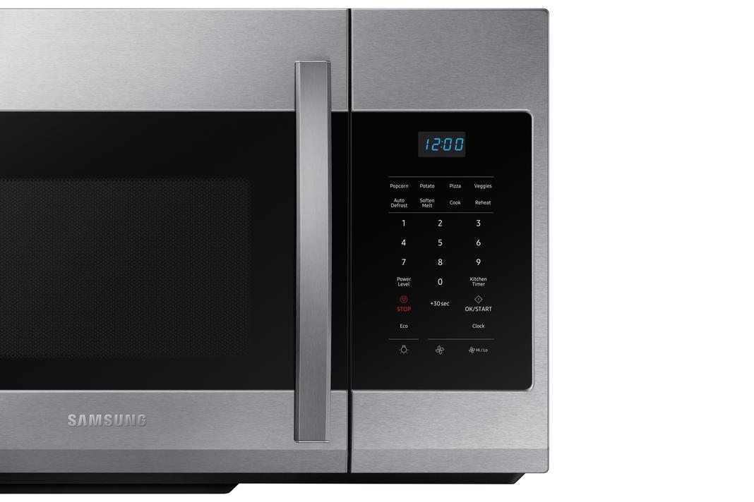 Samsung - 1.7 cu. Ft Over the range Microwave in Stainless - ME17R7011ES
