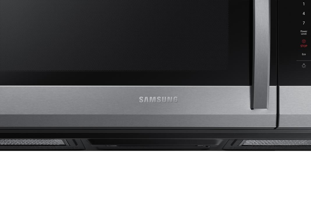 Samsung - 1.7 cu. Ft Over the range Microwave in Stainless - ME17R7011ES