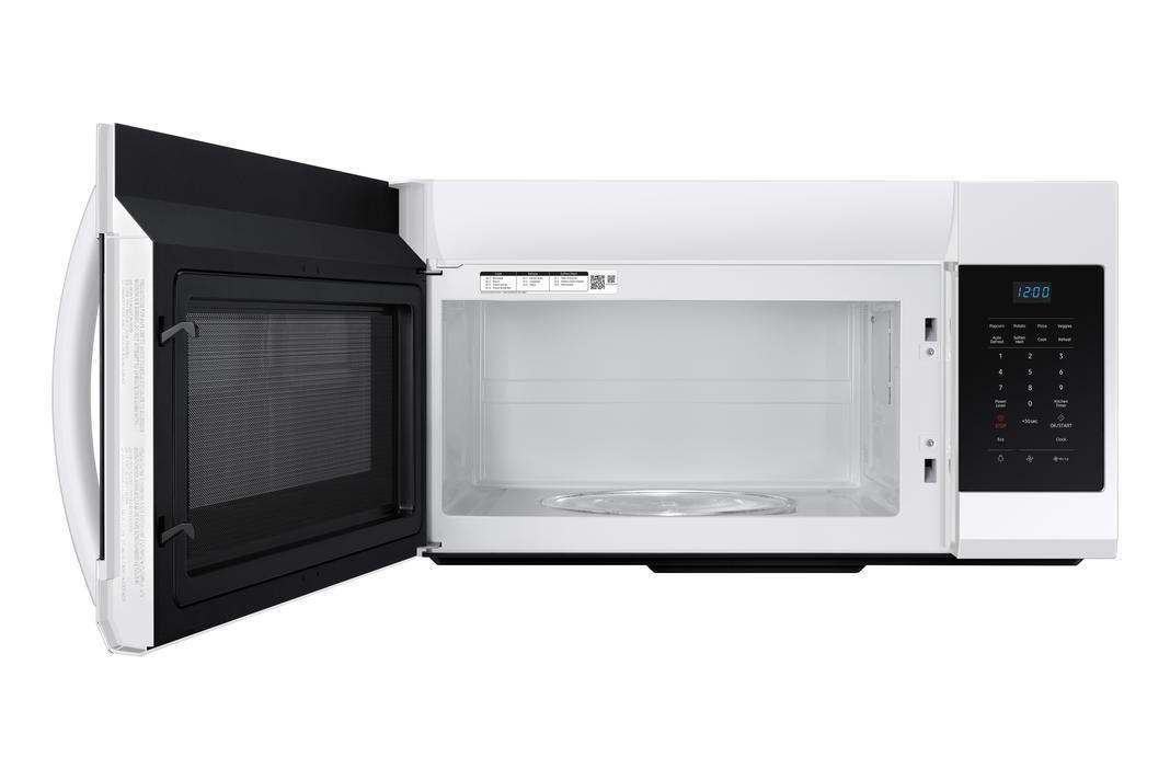 Samsung - 1.7 cu. Ft Over the range Microwave in White - ME17R7021EW