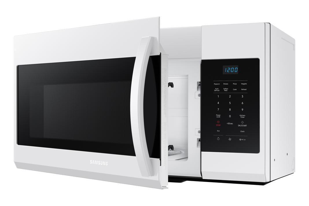 Samsung - 1.7 cu. Ft Over the range Microwave in White - ME17R7021EW