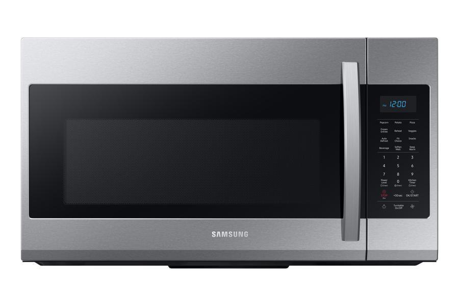 Samsung - 1.9 cu. Ft Over the range Microwave in Stainless Steel - ME19R7041FS