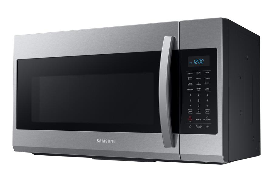 Samsung - 1.9 cu. Ft Over the range Microwave in Stainless Steel - ME19R7041FS
