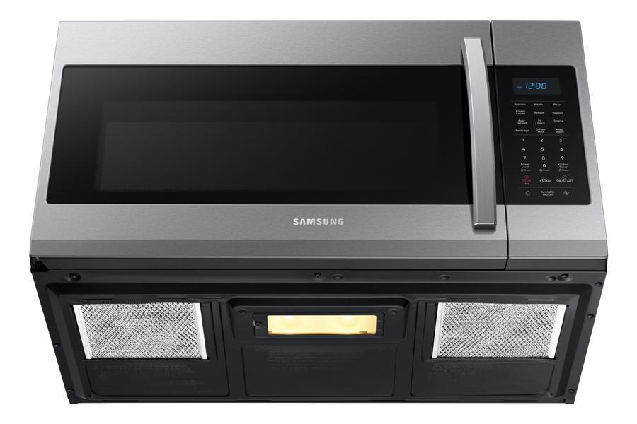 Samsung - 1.9 cu. Ft Over the range Microwave in Stainless Steel - ME19R7041FS