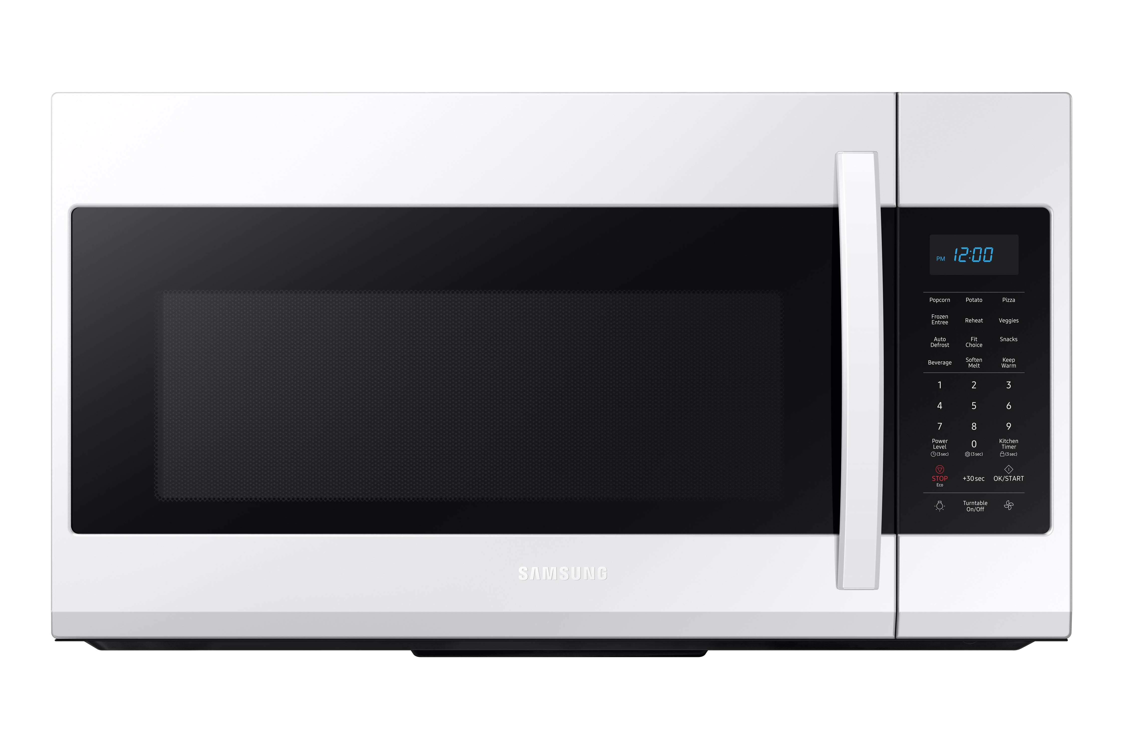 Samsung - 1.9 cu. Ft Over the range Microwave in White - ME19R7041FW