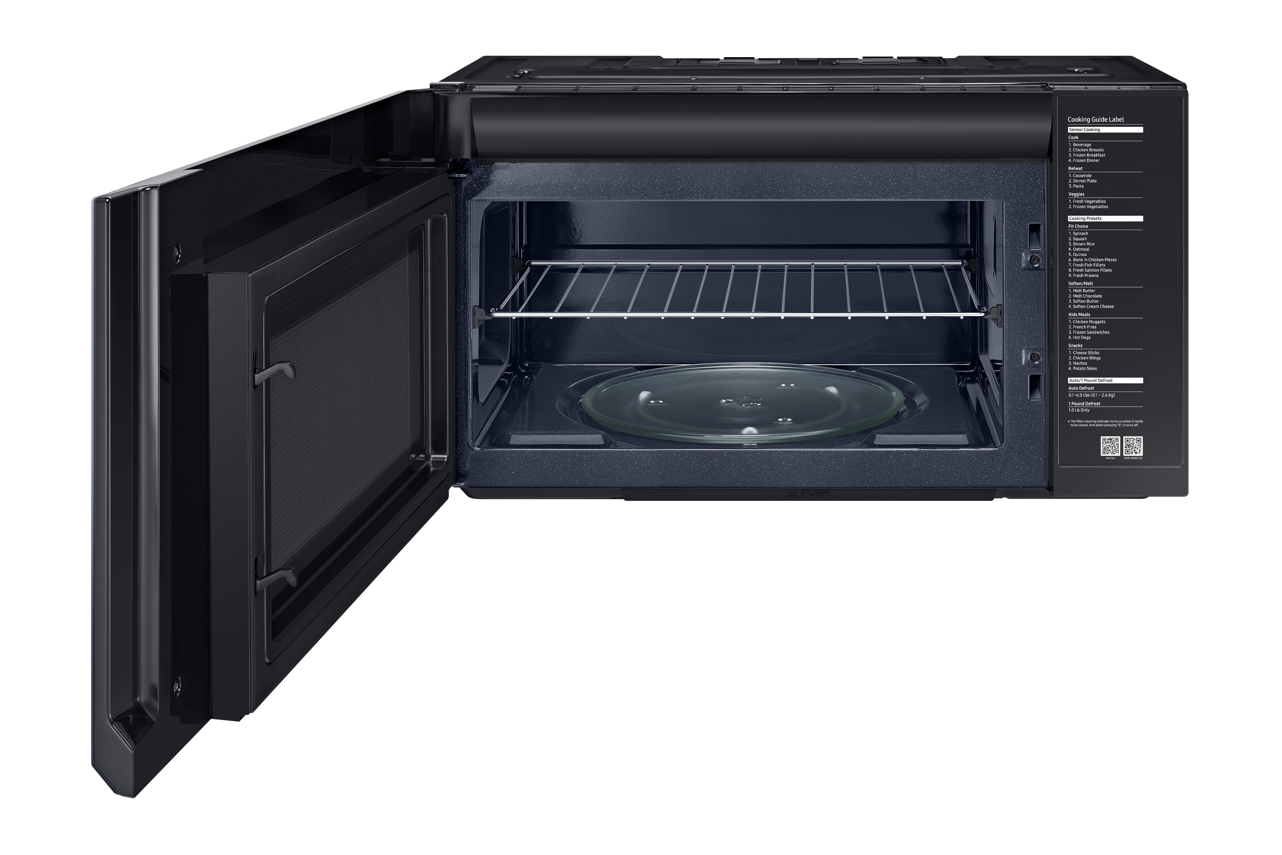 Samsung - Bespoke 2.1 cu. Ft Over the range Microwave in Blue - ME21A706BQN