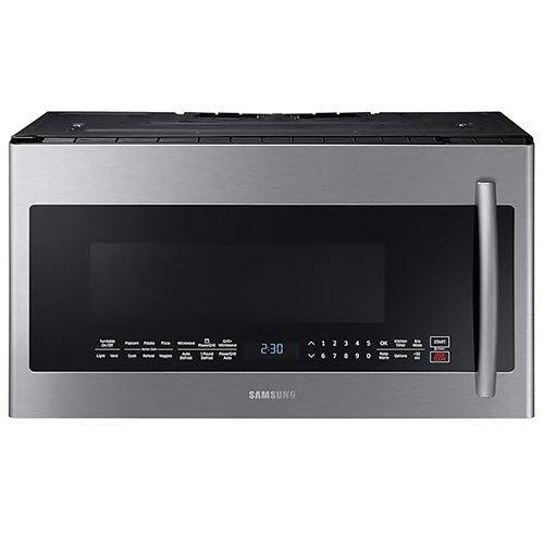 Samsung - 2.1 cu. Ft Over the range Microwave in Stainless Steel - ME21K7010DS