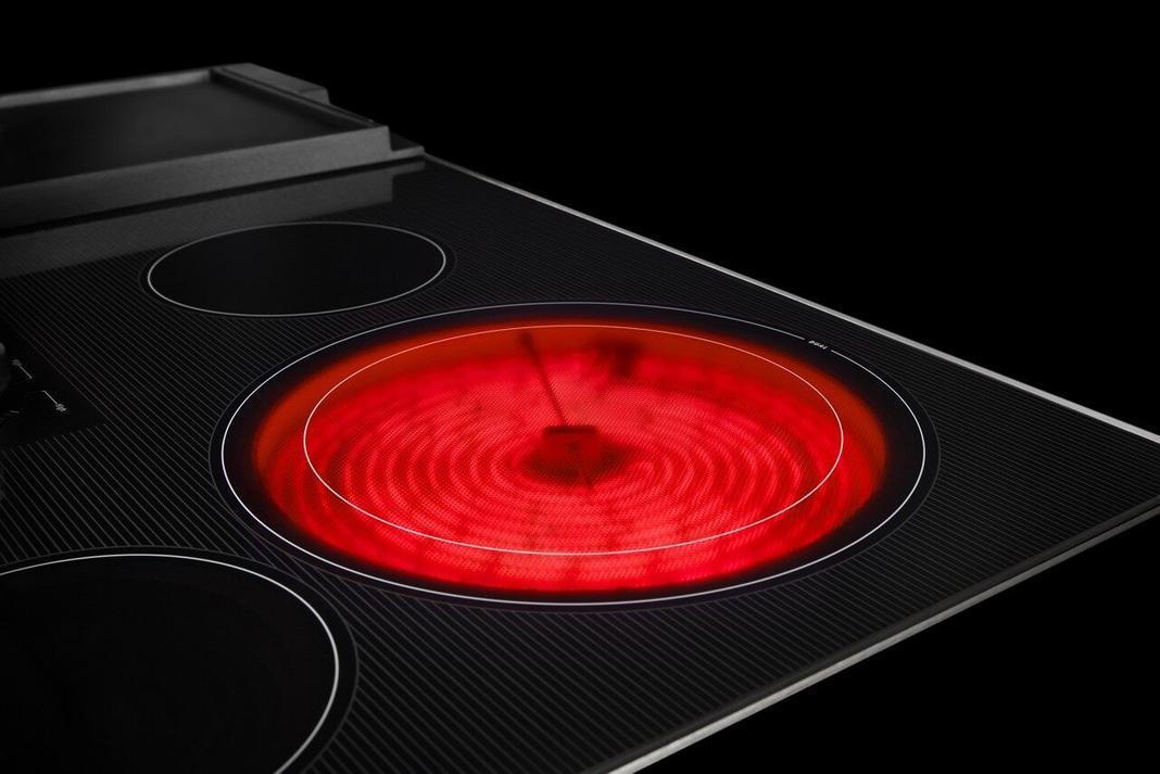 Maytag - 36.0625 inch wide Electric Cooktop in Stainless - MEC8836HS