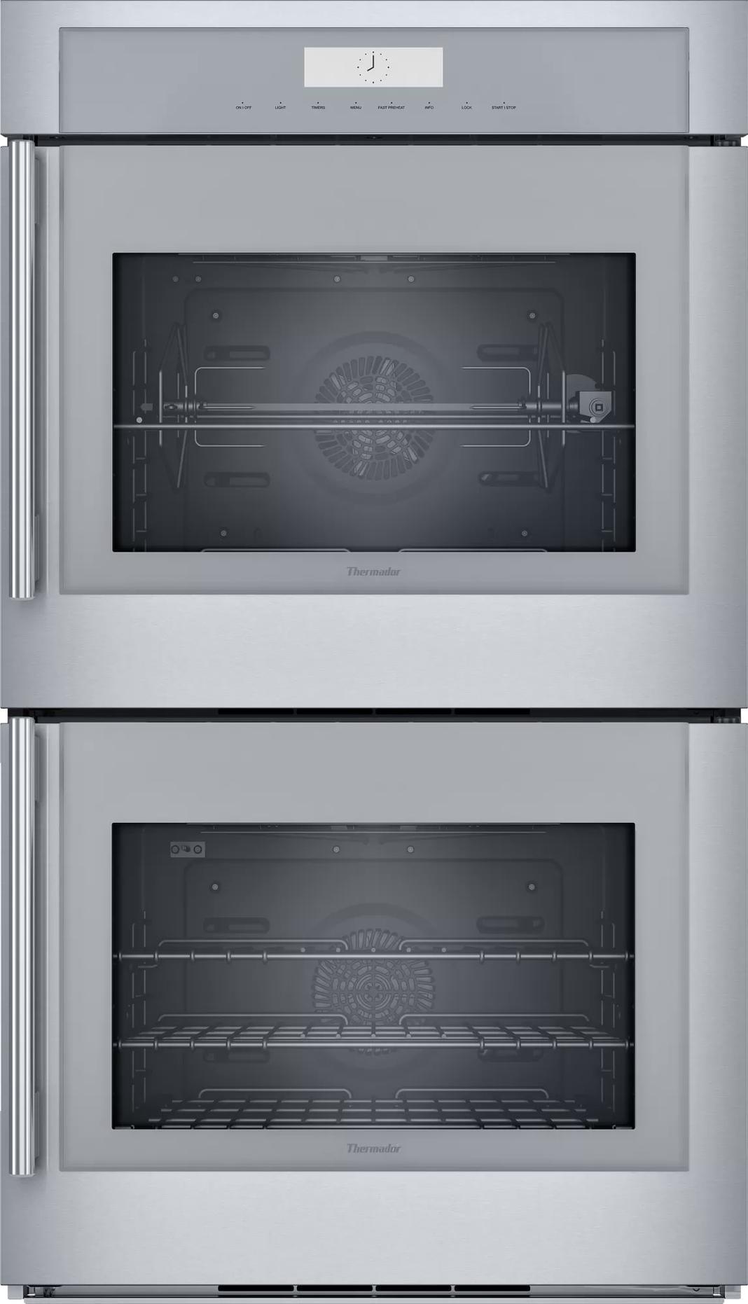 Thermador - 9 cu. ft Double Wall Oven in Stainless - MED302RWS
