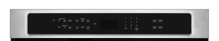 Maytag - 8.6 cu. ft Double Wall Oven in Stainless - MEW9627FZ