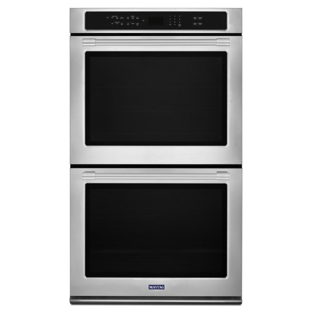 Maytag - 10 cu. ft Double Wall Oven in Stainless - MEW9630FZ