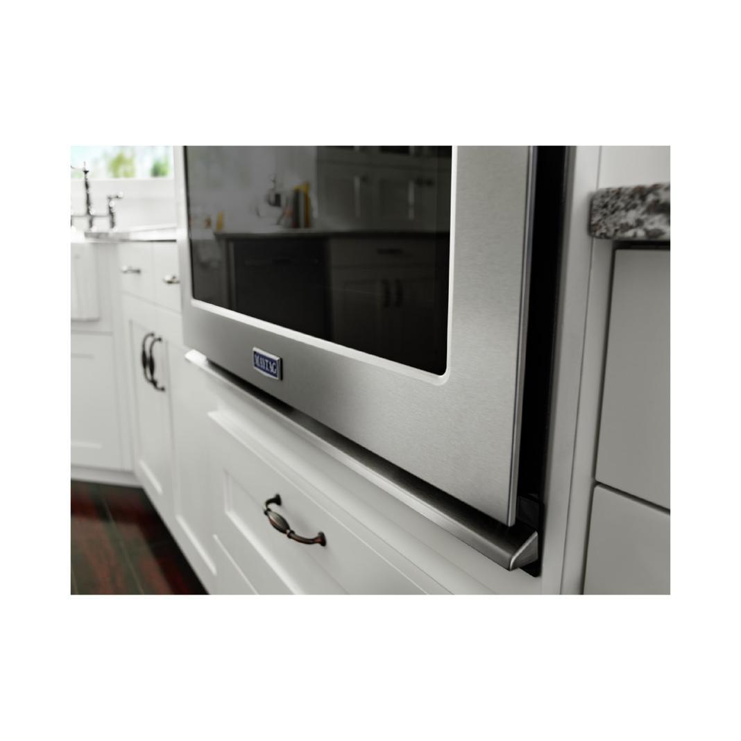 Maytag - 10 cu. ft Double Wall Oven in Stainless - MEW9630FZ