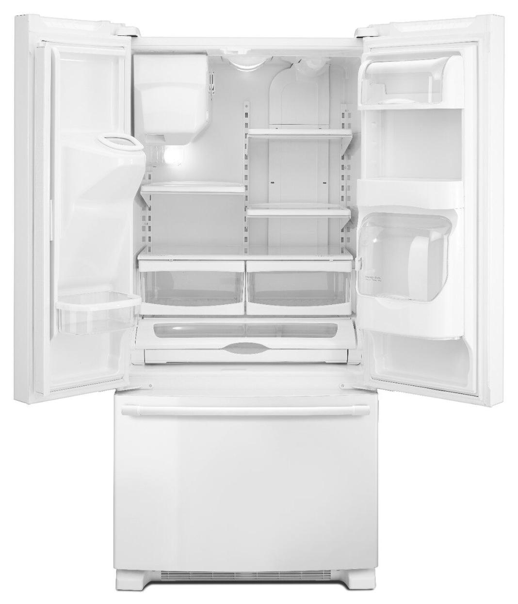 Maytag - 32.625 Inch 22 cu. ft French Door Refrigerator in White - MFI2269FRW