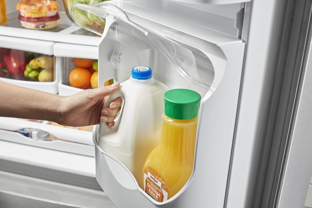 Maytag - 32.63 Inch 21.71 cu. ft French Door Refrigerator in Stainless - MFI2269FRZ