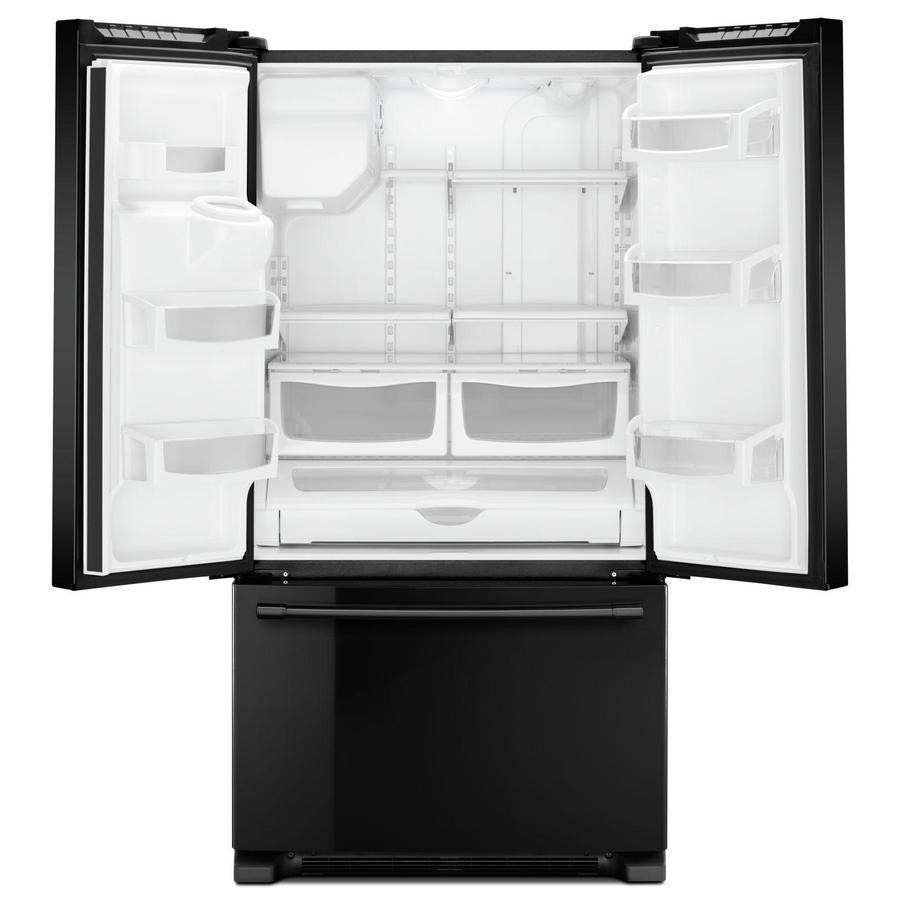 Maytag - 35.625 Inch 24.7 cu. ft French Door Refrigerator in Black - MFI2570FEB