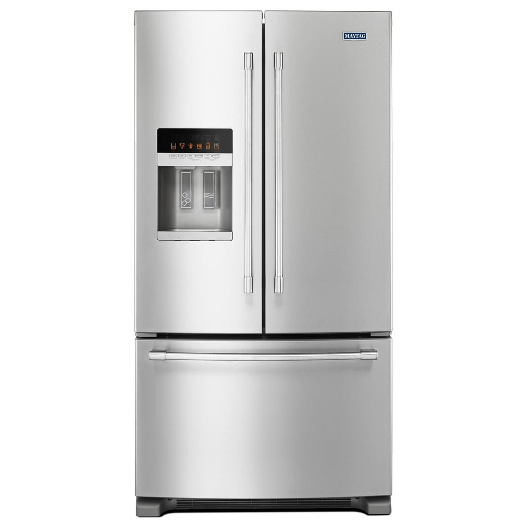 Maytag - 35.63 Inch 24.7 cu. ft French Door Refrigerator in Stainless - MFI2570FEZ