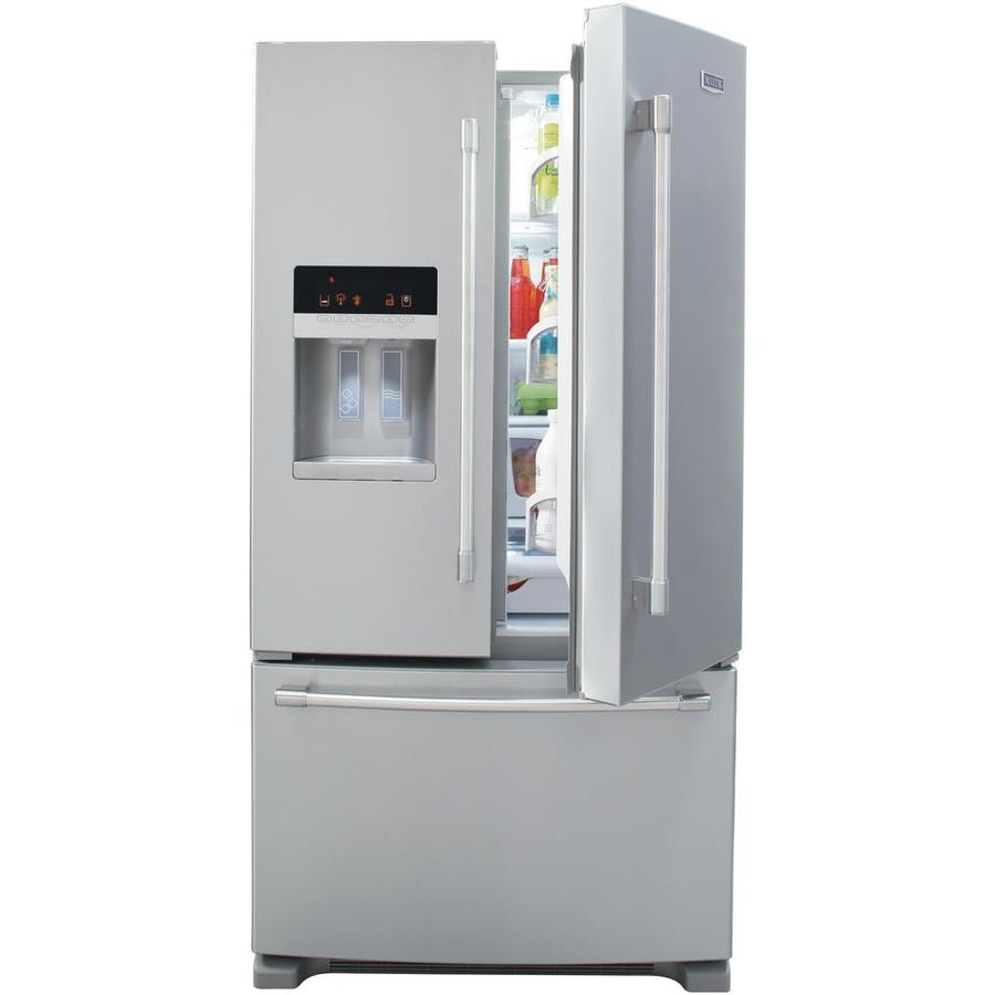 Maytag - 35.63 Inch 24.7 cu. ft French Door Refrigerator in Stainless - MFI2570FEZ