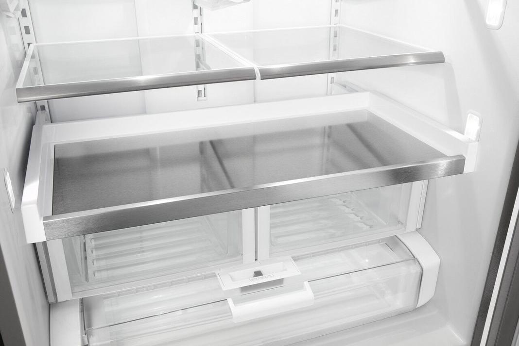 Maytag - 35.69 Inch 27 cu. ft French Door Refrigerator in Stainless - MFT2772HEZ