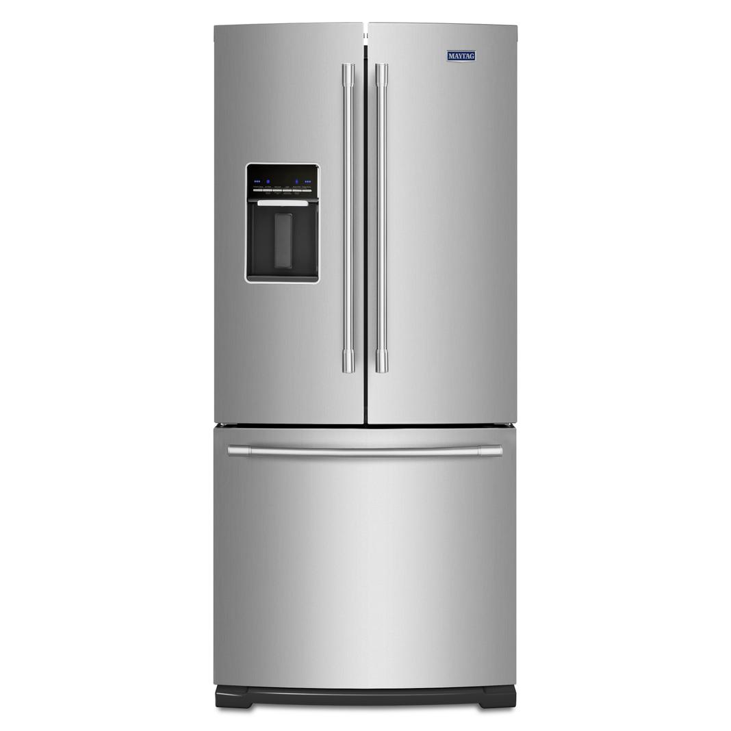Maytag - 30.13 Inch 19.68 cu. ft French Door Refrigerator in Stainless - MFW2055FRZ