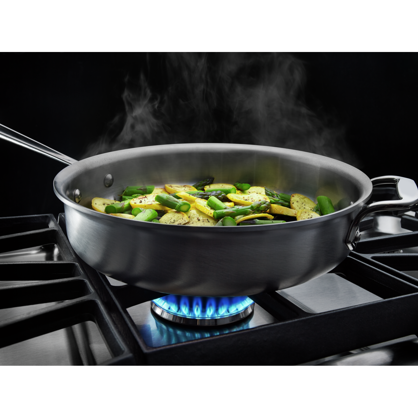 Maytag - 36 Inch Gas Cooktop in Stainless - MGC9536DS