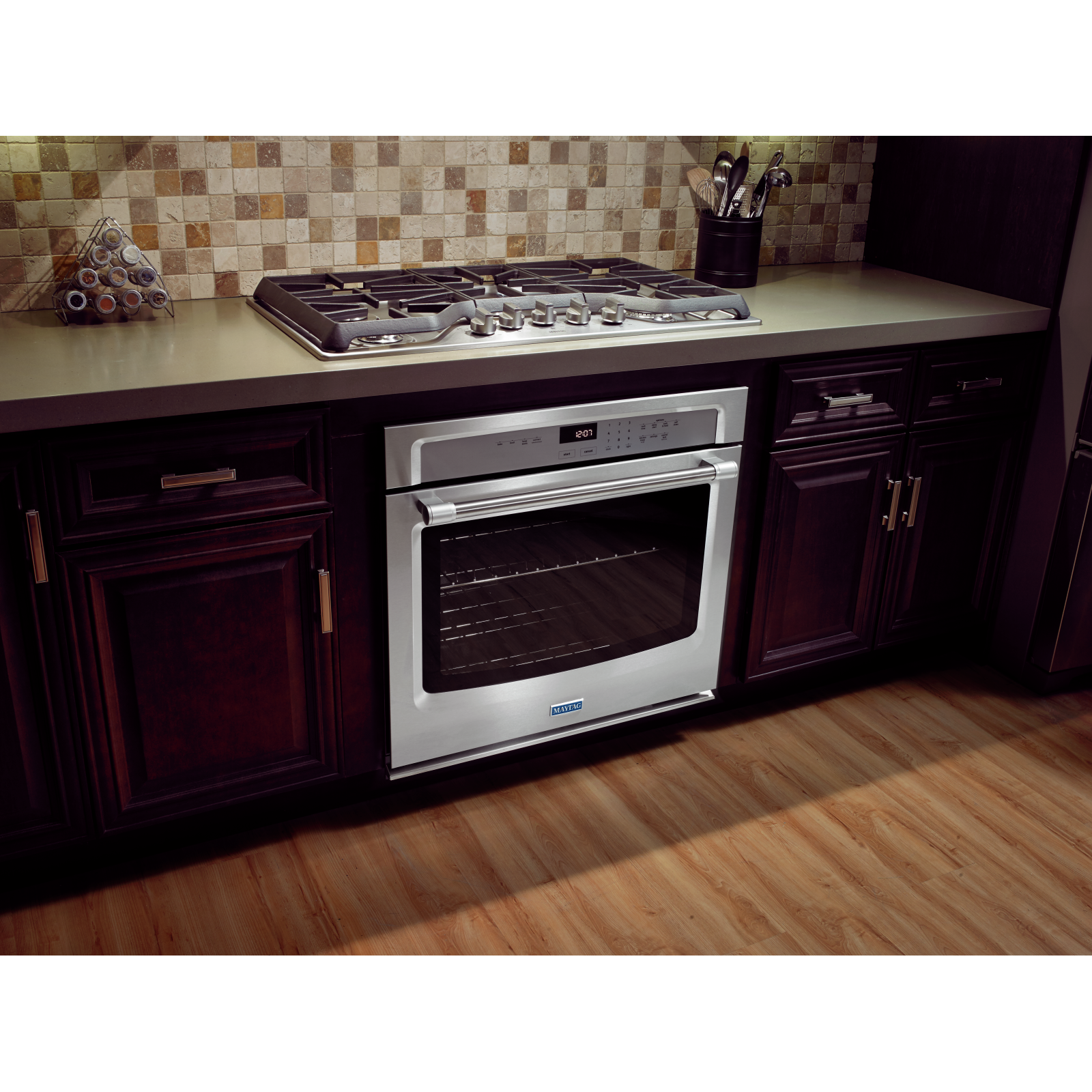 Maytag - 36 Inch Gas Cooktop in Stainless - MGC9536DS