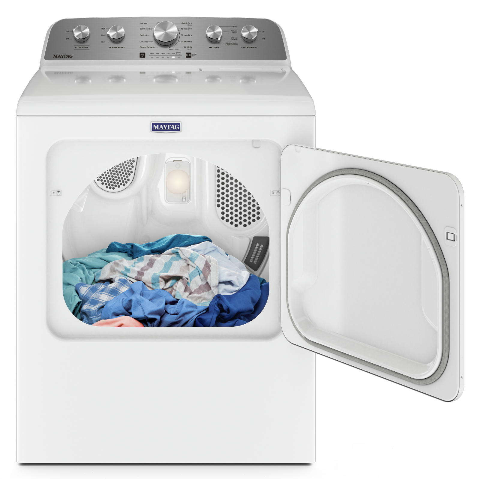 Maytag - 7 cu. Ft Gas Dryer in White - MGD5430MW