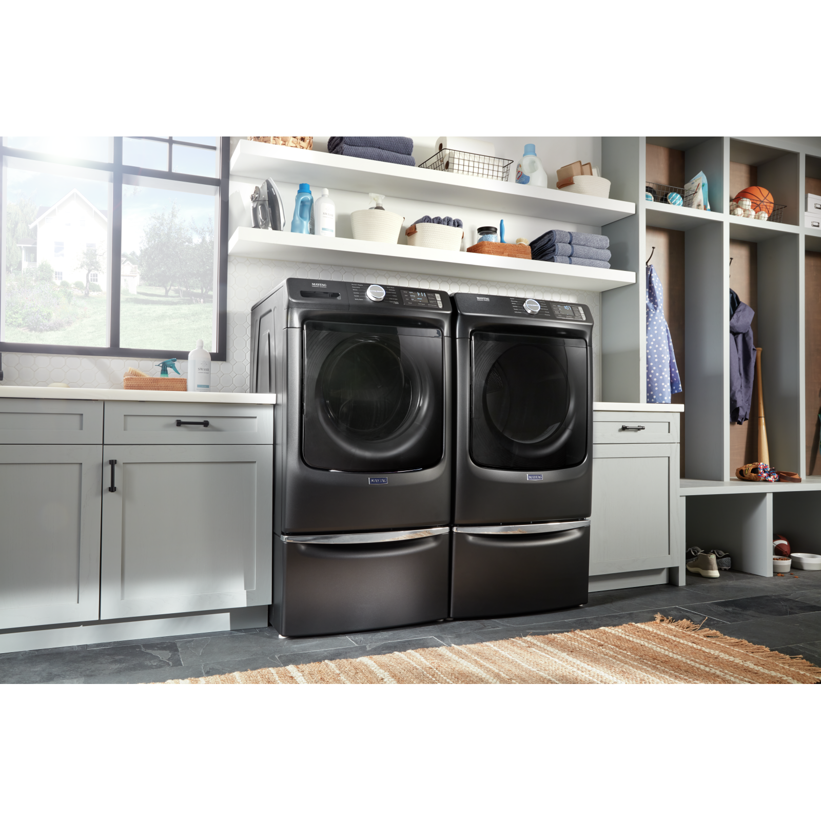 Maytag - 7.3 cu. Ft Gas Dryer in Black - MGD6630MBK
