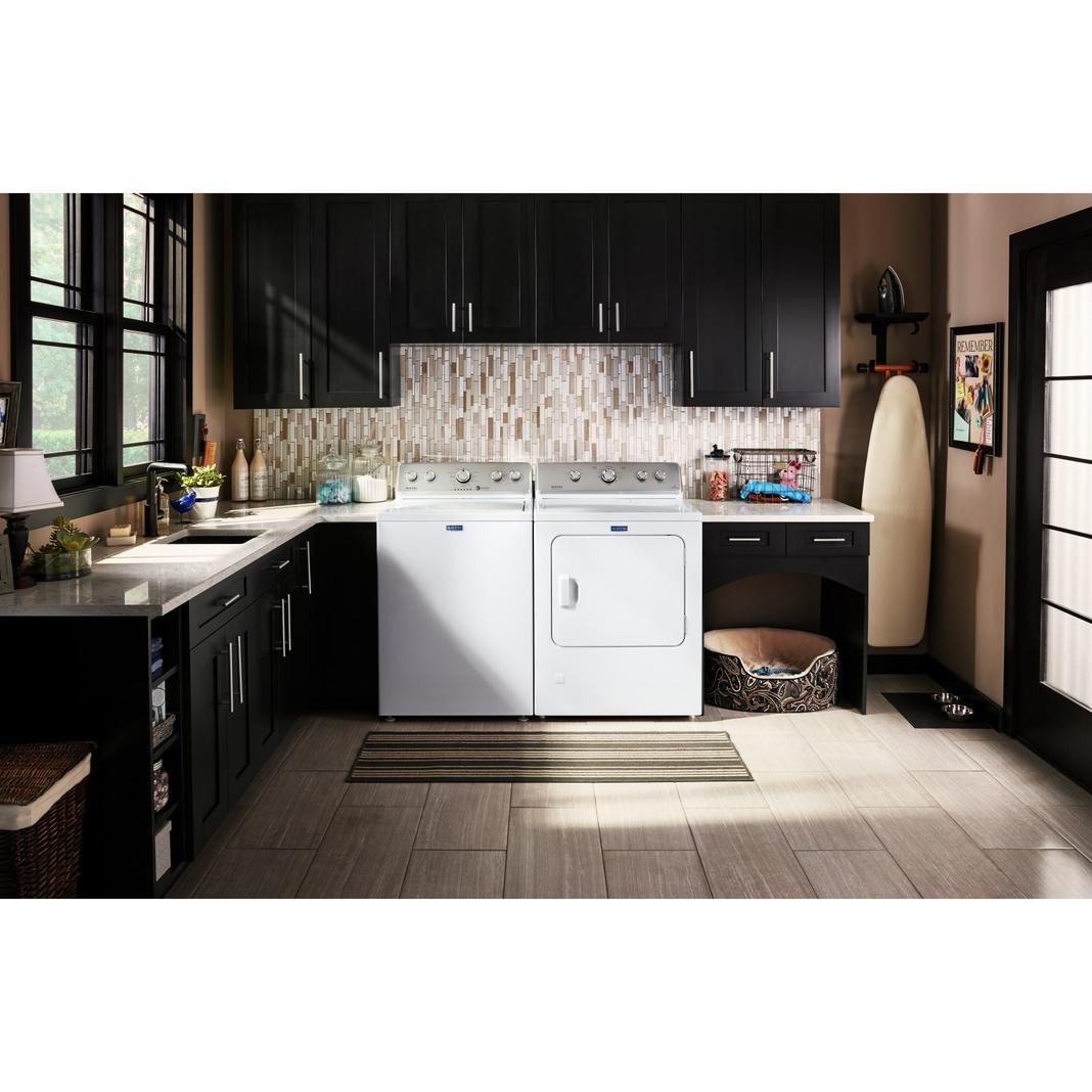 Maytag - 7 cu. Ft Gas Dryer in White - MGDC465HW