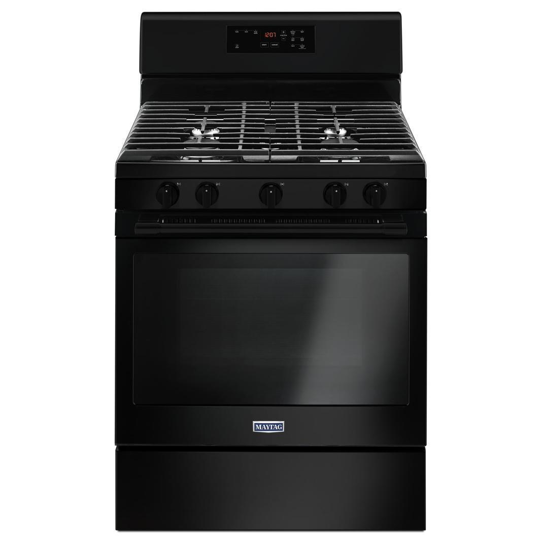 Maytag - 5 cu. ft Gas Range in Black - MGR6600FB