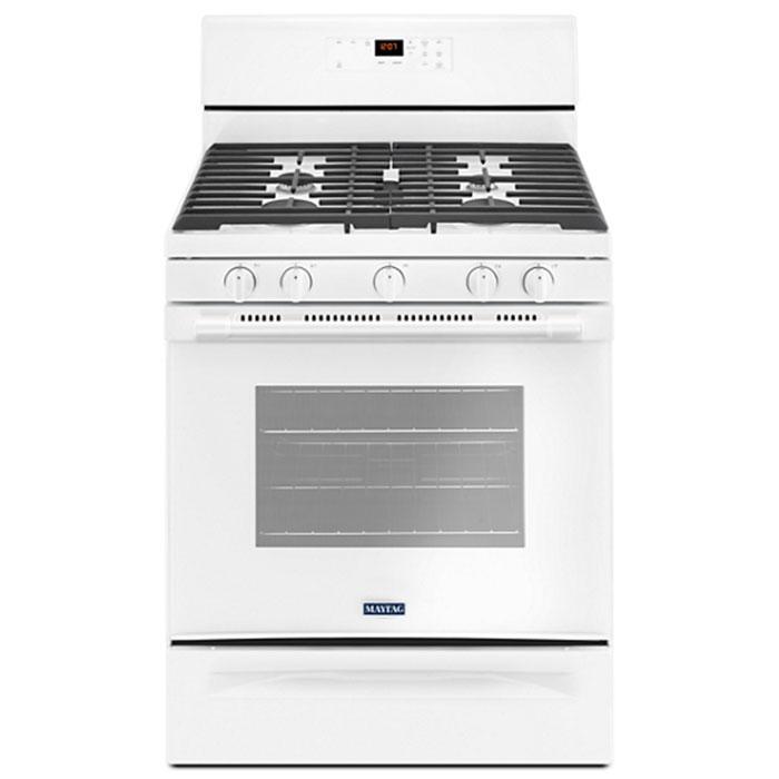 Maytag - 5 cu. ft Gas Range in White - MGR6600FW