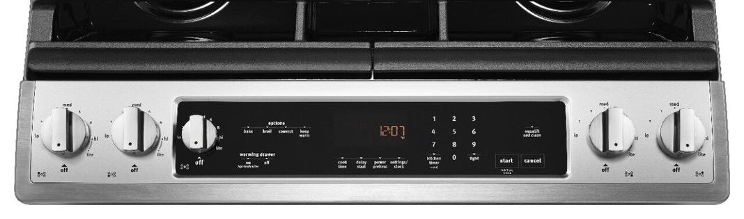 Maytag - 5.8 cu. ft Gas Range in Stainless - MGS8800FZ