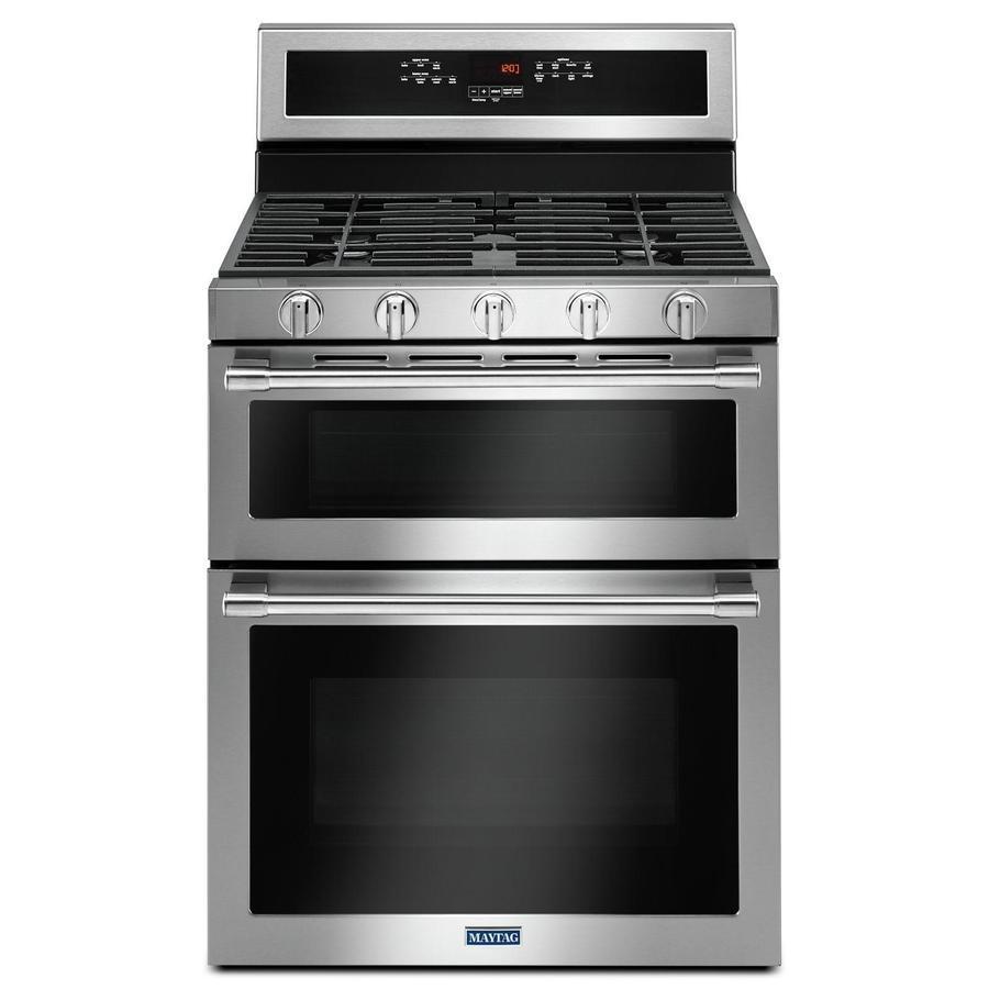 Maytag - 6 cu. ft Gas Range in Stainless - MGT8800FZ