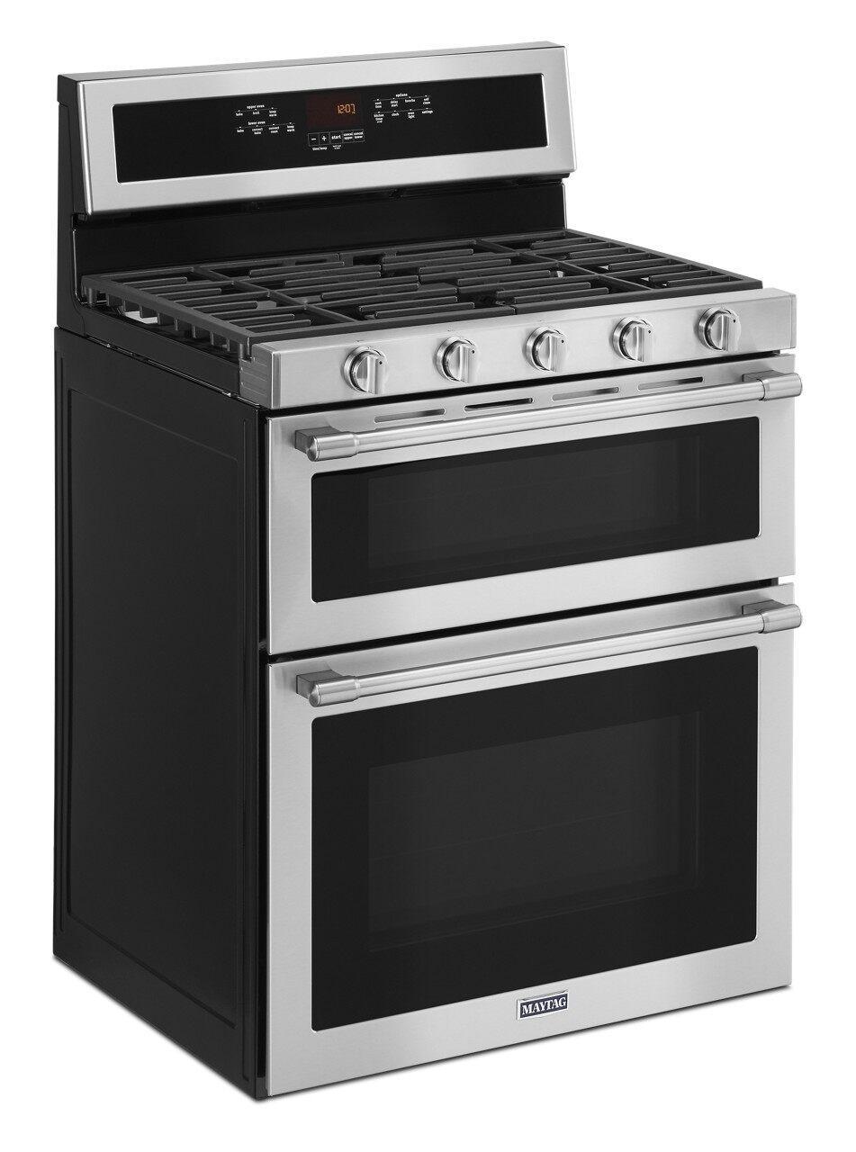 Maytag - 6 cu. ft Gas Range in Stainless - MGT8800FZ