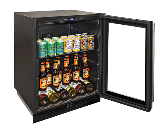 Marvel - 24 Inch 5.4 cu. ft Wine Fridge Refrigerator in Stainless - MHBV024-SG01A