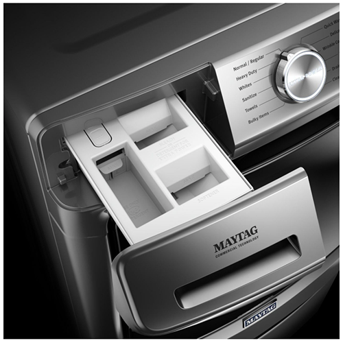 Maytag - 5.5 cu. Ft Front Load Washer in Grey - MHW6630HC