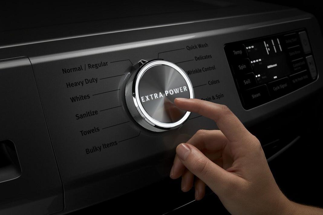 Maytag - 5.5 cu. Ft Front Load Washer in Grey - MHW6630HC