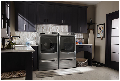 Maytag - 5.5 cu. Ft Front Load Washer in Grey - MHW6630HC