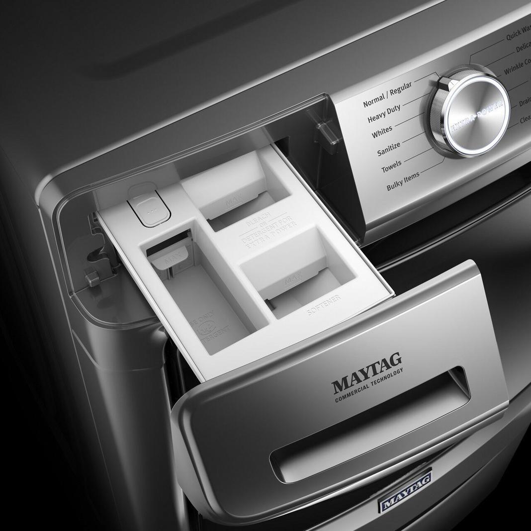 Maytag - 5.5 cu. Ft Front Load Washer in Grey - MHW6630HC