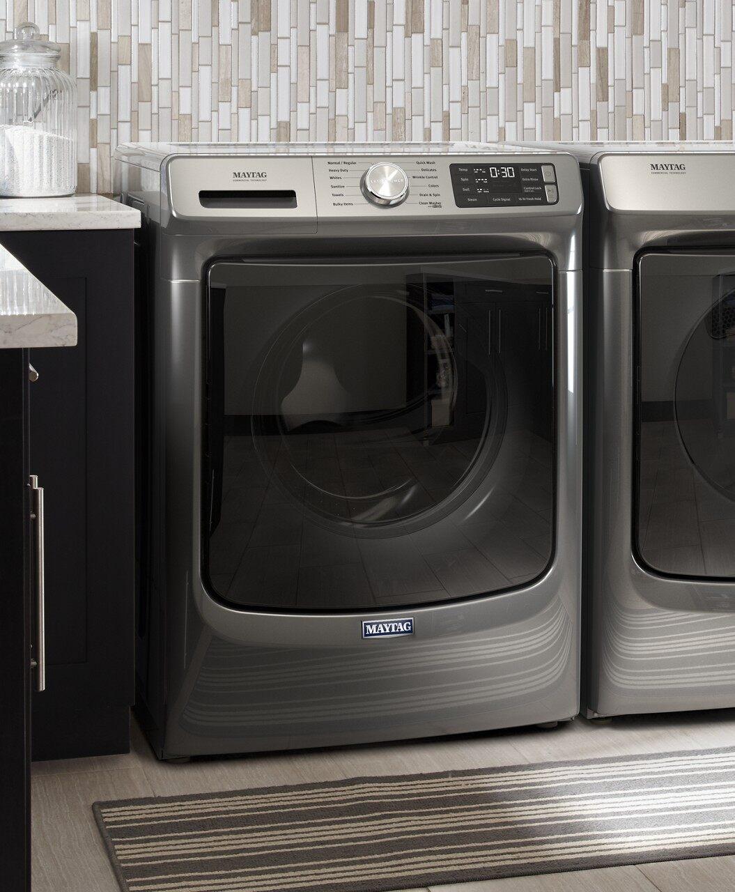 Maytag - 5.5 cu. Ft Front Load Washer in Grey - MHW6630HC