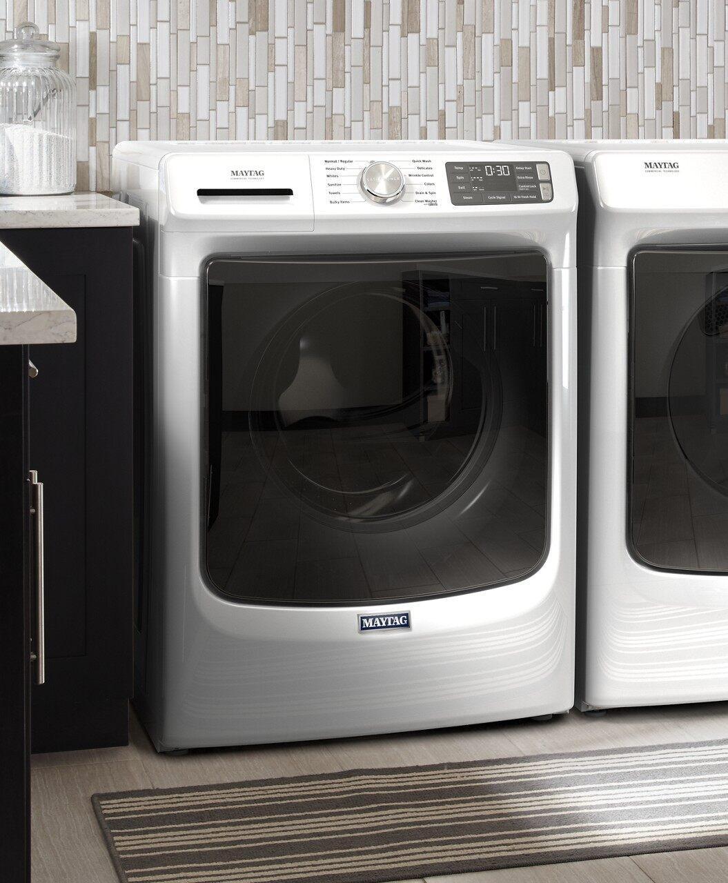 Maytag - 5.5 cu. Ft Front Load Washer in White - MHW6630HW