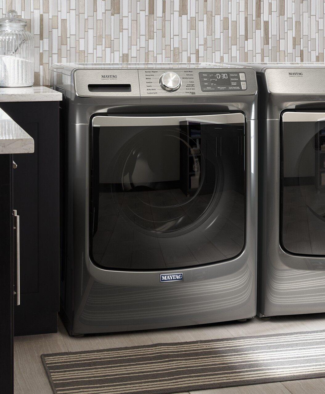 Maytag - 5.8 cu. Ft Front Load Washer in Grey - MHW8630HC