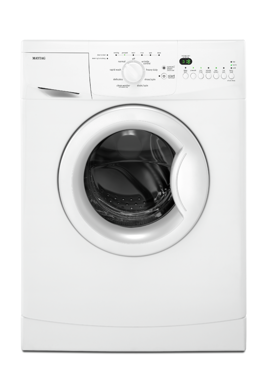 Maytag - 2.3 cu. Ft Front Load Washer in White - MHWC7500YW
